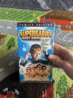 a low res scan of the cover of superbabies baby geniuses 2 like for vhs